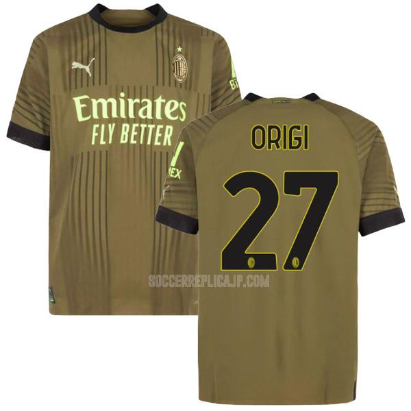 2022-23 puma acミラン origi サード ユニフォーム