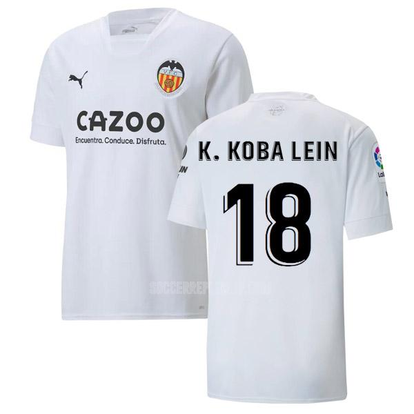 2022-23 puma バレンシアcf k. koba lein ホーム ユニフォーム