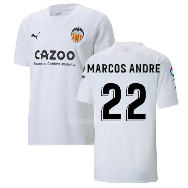 2022-23 puma バレンシアcf marcos andré ホーム ユニフォーム