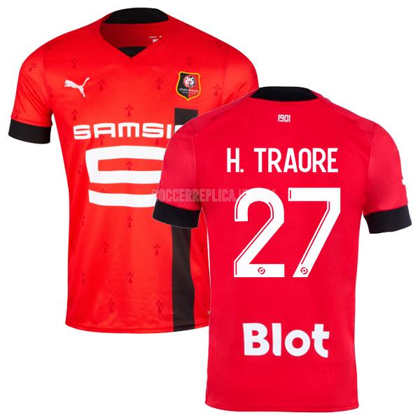 2022-23 puma レンヌ h. traore ホーム ユニフォーム