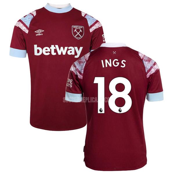 2022-23 umbro ウェストハム ユナイテッド danny ings ホーム ユニフォーム