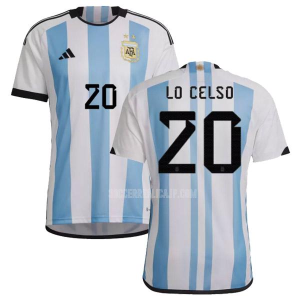 2022 adidas アルゼンチン lo celso ホーム ユニフォーム