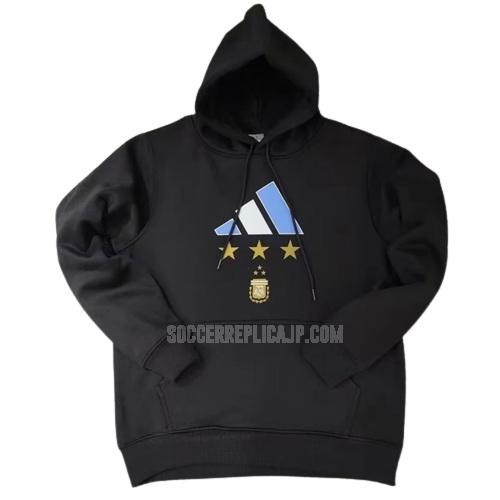 2022 adidas アルゼンチン messi 3 star ブラック パーカー