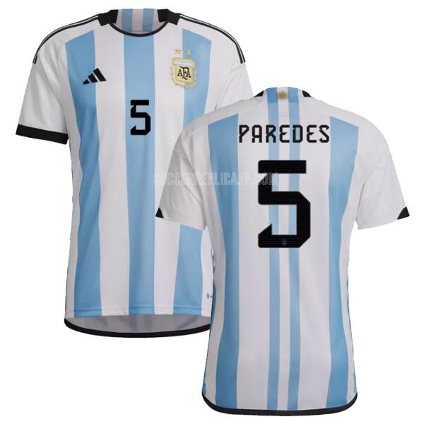 2022 adidas アルゼンチン paredes ホーム ユニフォーム