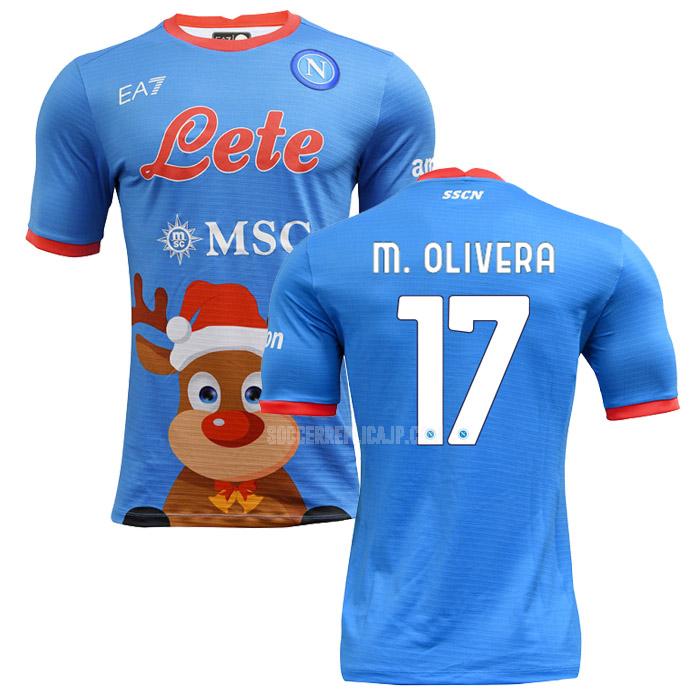 2022 ea7 ナポリ m. olivera christmas ユニフォーム