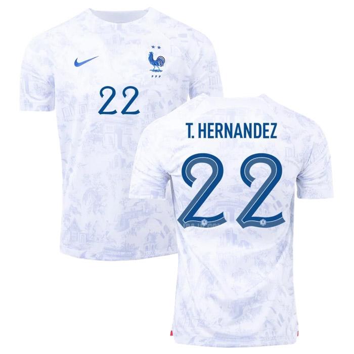 2022 ナイキ フランス t. hernandez ワールドカップ アウェイ ユニフォーム