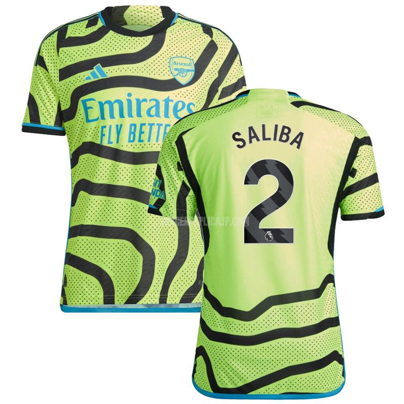 2023-24 adidas アーセナル saliba アウェイ ユニフォーム