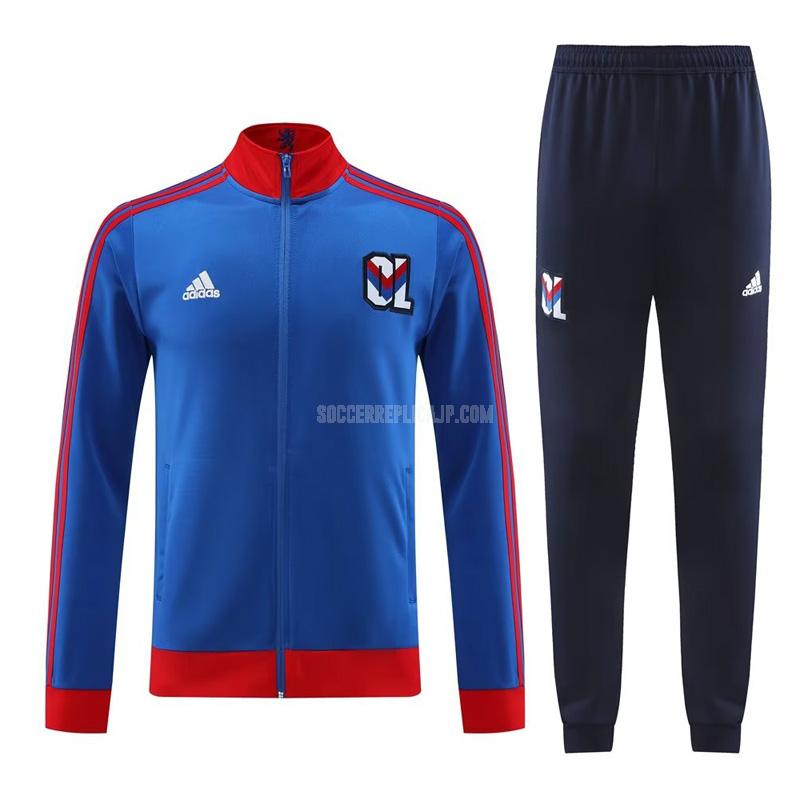 2023-24 adidas オリンピック リヨン 231225a1 青い ジャケット