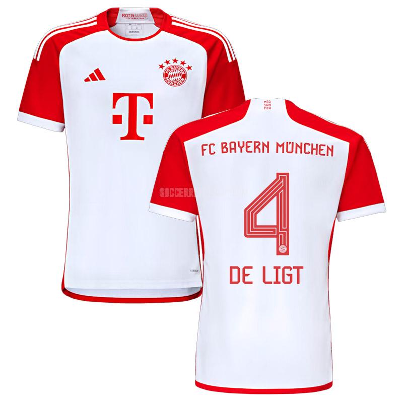 2023-24 adidas バイエルン ミュンヘン de ligt ホーム ユニフォーム