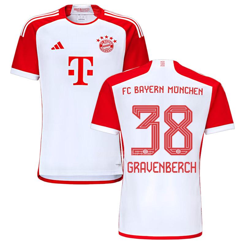 2023-24 adidas バイエルン ミュンヘン gravenberch ホーム ユニフォーム