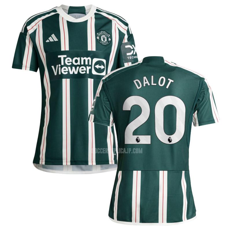 2023-24 adidas マンチェスター ユナイテッド dalot アウェイ ユニフォーム