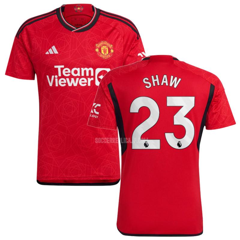 2023-24 adidas マンチェスター ユナイテッド shaw ホーム ユニフォーム