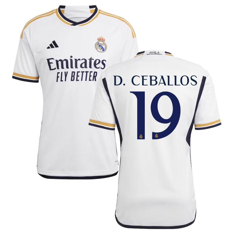 2023-24 adidas レアル マドリッド d. ceballos ホーム ユニフォーム