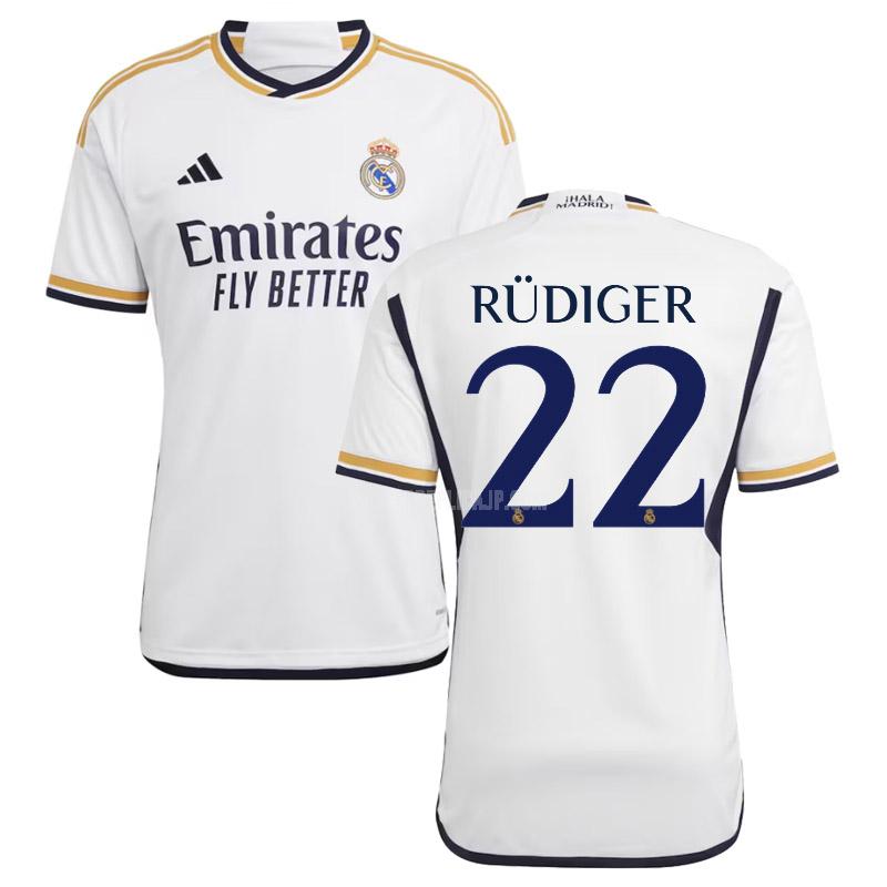 2023-24 adidas レアル マドリッド rudiger ホーム ユニフォーム