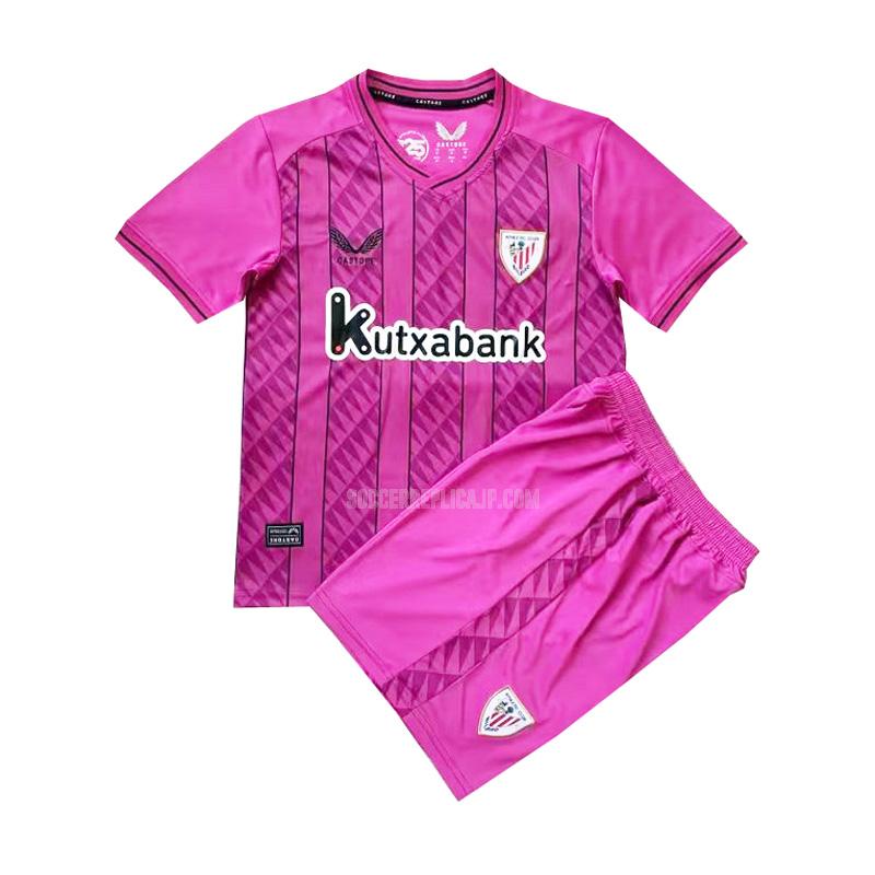 2023-24 castore アスレティック ビルバオ ジュニア gk ピンク ユニフォーム