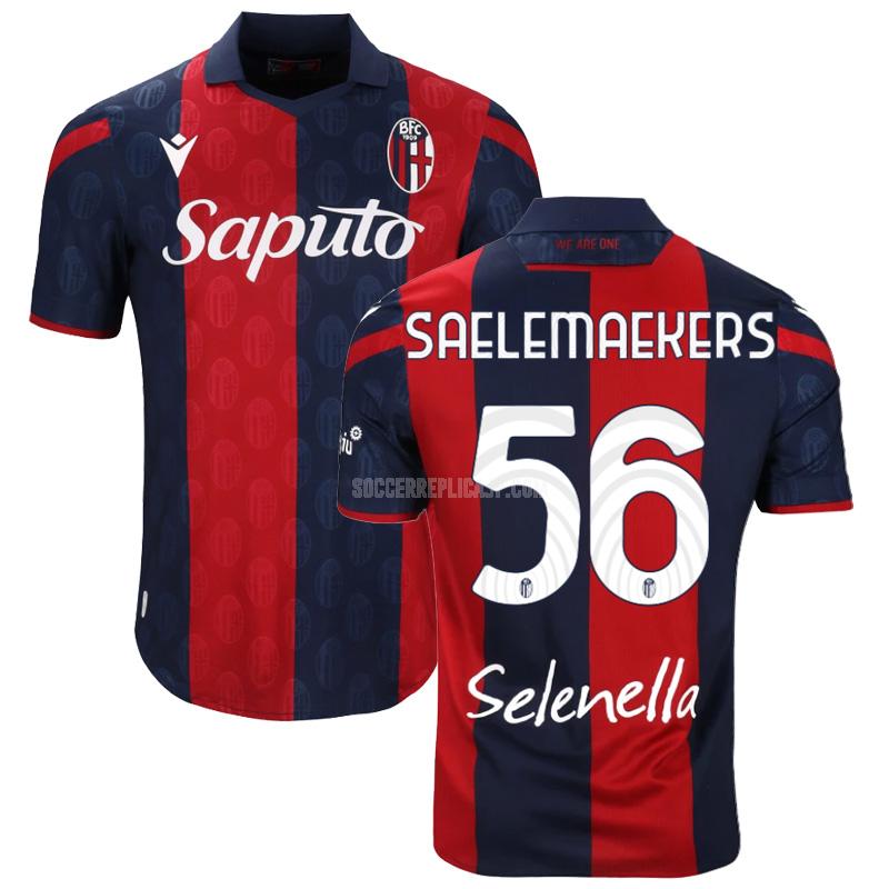 2023-24 macron ボローニャfc saelemaekers ホーム ユニフォーム