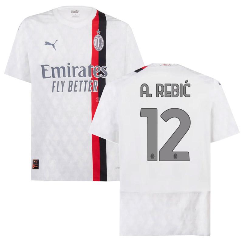 2023-24 puma acミラン a. rebic アウェイ ユニフォーム