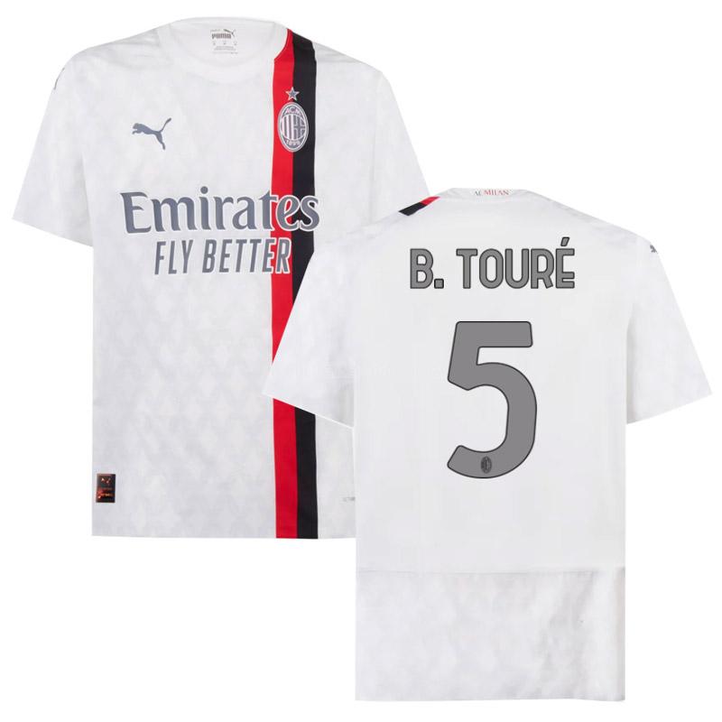 2023-24 puma acミラン b. toure アウェイ ユニフォーム