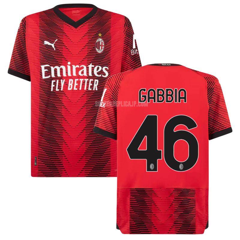 2023-24 puma acミラン gabbia ホーム ユニフォーム