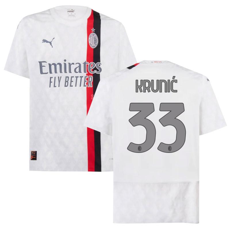 2023-24 puma acミラン krunic アウェイ ユニフォーム