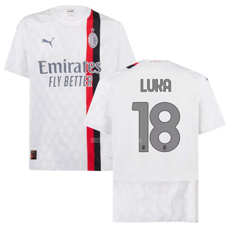 2023-24 puma acミラン luka アウェイ ユニフォーム