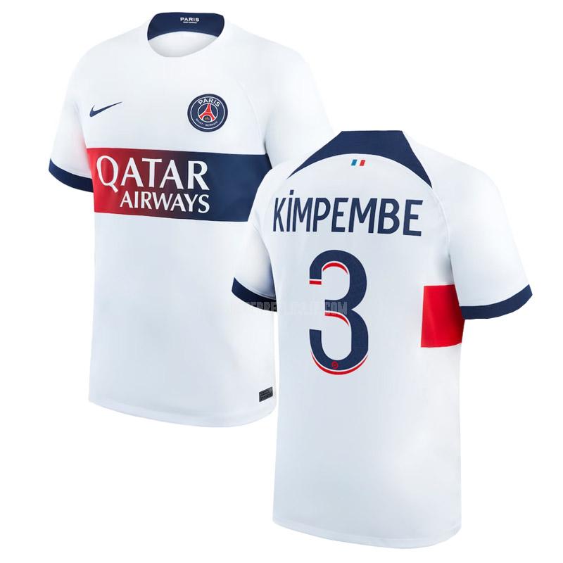 2023-24 ナイキ パリ サンジェルマン kimpembe アウェイ ユニフォーム