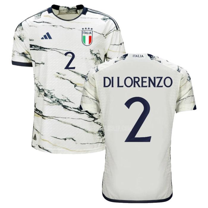 2023 adidas イタリア di lorenzo アウェイ ユニフォーム