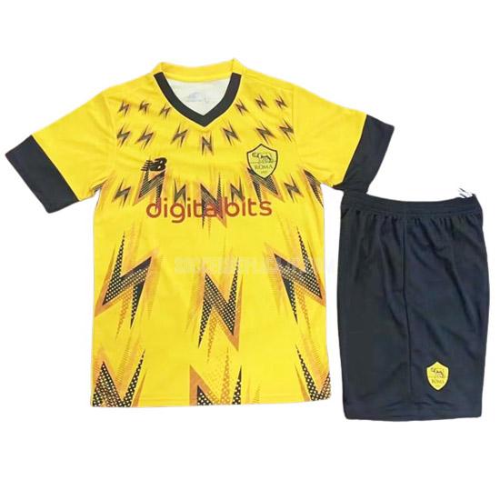 2023 new balance asローマ ジュニア 黄 ユニフォーム