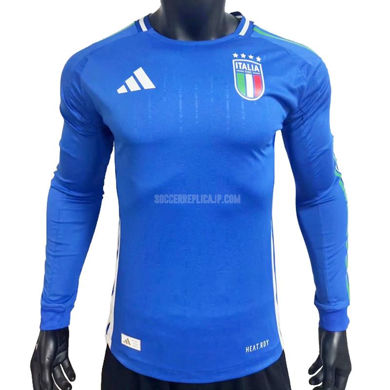 2024 adidas イタリア 長袖 ホーム ユニフォーム